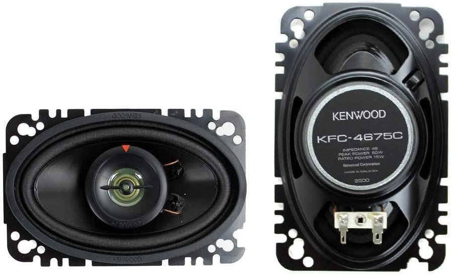 Kenwood KFC-4675C 60W 4x6 Inch 2-Way Speaker System for Car Audio