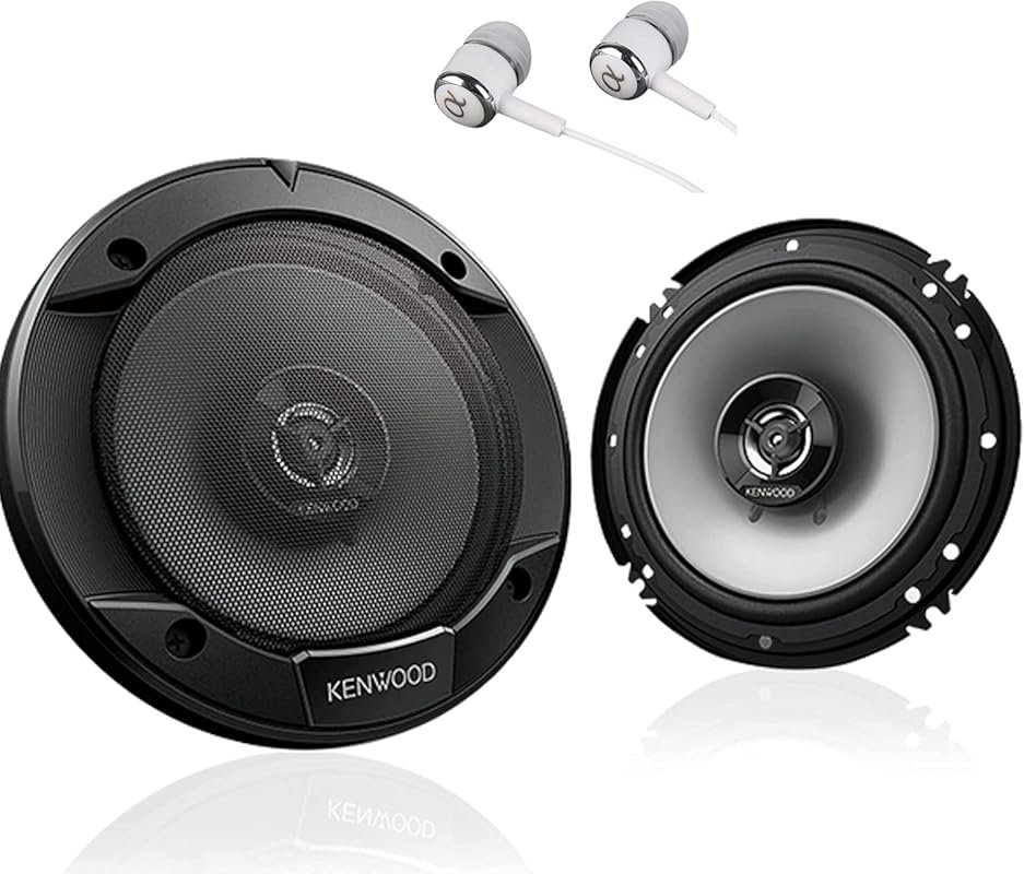 Kenwood KFC 6.5” 300W Max 2-Way Sport Series Flush Mount Coaxial Speak