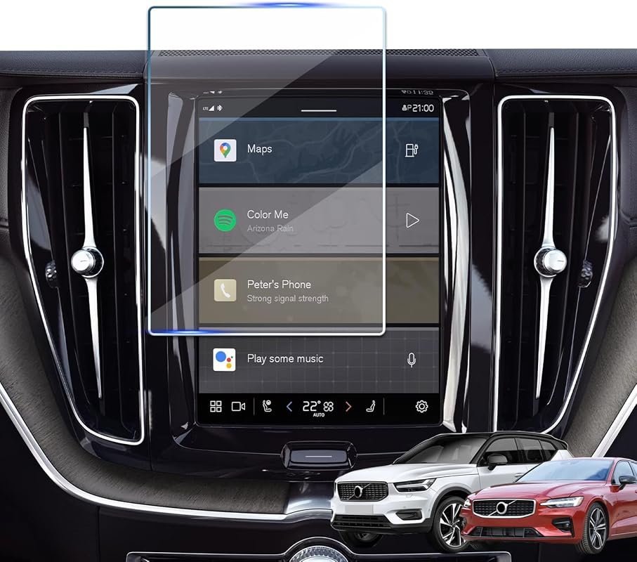 Tempered Glass Screen Protector for 2016-2025 Volvo XC60/XC40/S60/S90/