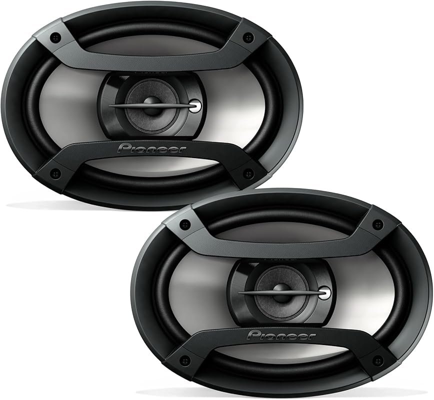 Pioneer TS-F6935R 3-Way Coaxial 6x9 Car Speakers - 230W Max Power, Bla
