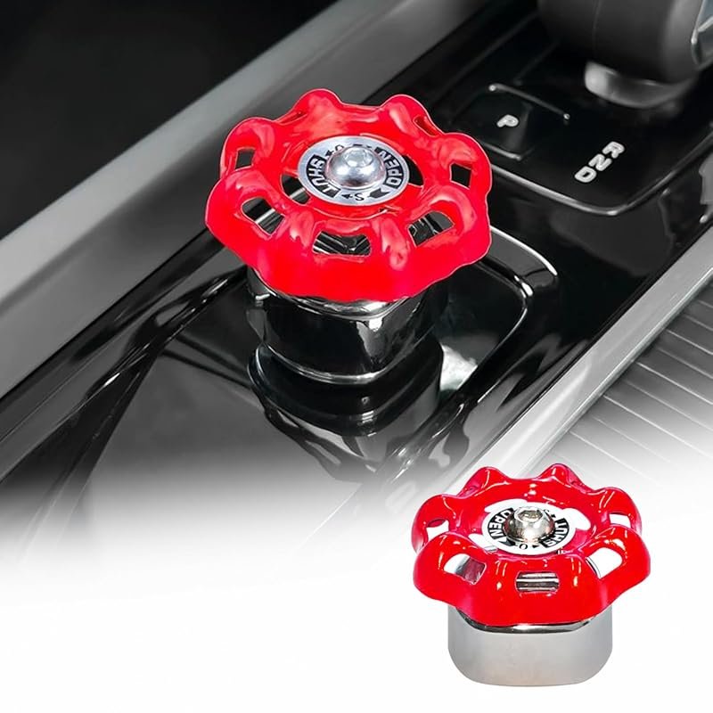 Volvo Engine Start Stop Button Cover - Interior Accessory for S60, XC60, V60, XC90, S90, V90 (Red)