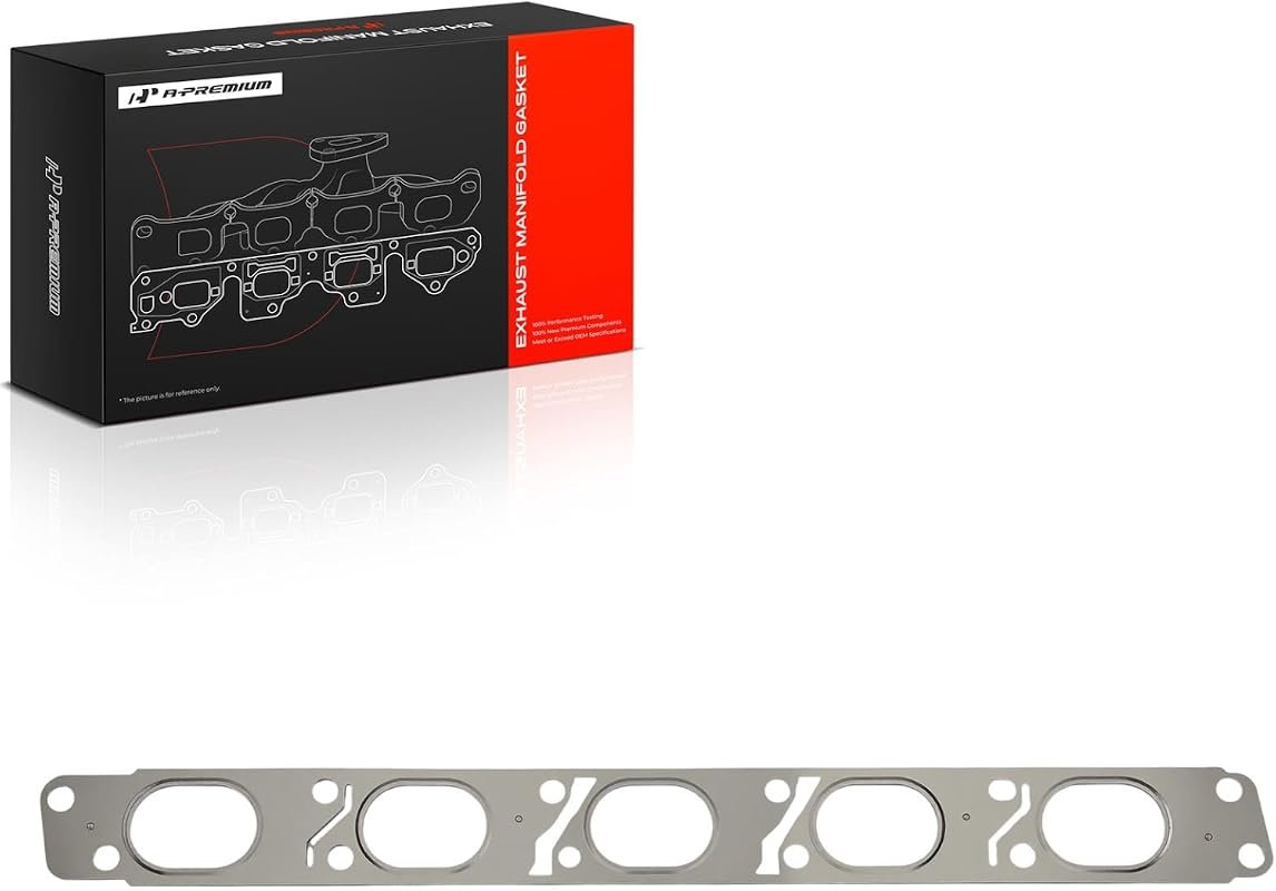 A-Premium L5 Exhaust Manifold Gasket Set for Volvo XC60, S60, XC70, C70, V60, C30, S40, and V50 Models