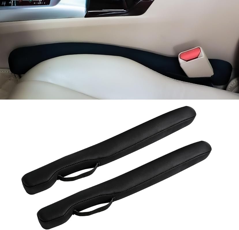 2PC Universal Car Seat Gap Filler - Prevent Small Items from Falling with Full Coverage