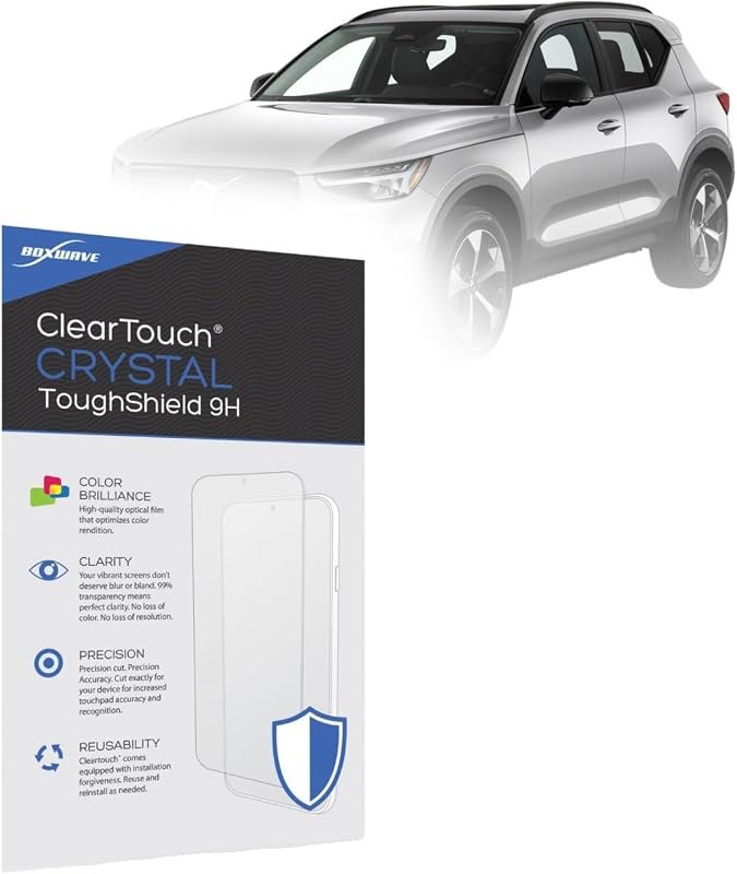 BoxWave ClearTouch ToughShield 9H Screen Protector for 2023 Volvo XC40