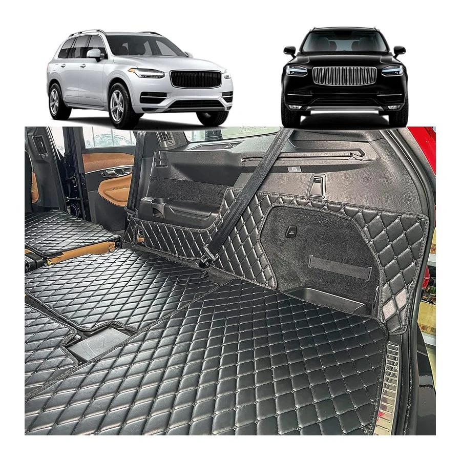 Cargo Mat and Side Panel Liners for Volvo XC90 2016-2025, All-Weather, Custom Fit