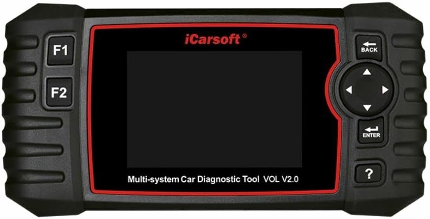 iCarsoft VOL V2.0 automotive diagnostic scanner for Volvo/SAAB with ABS scan, oil reset, ABS bleeding, injector coding