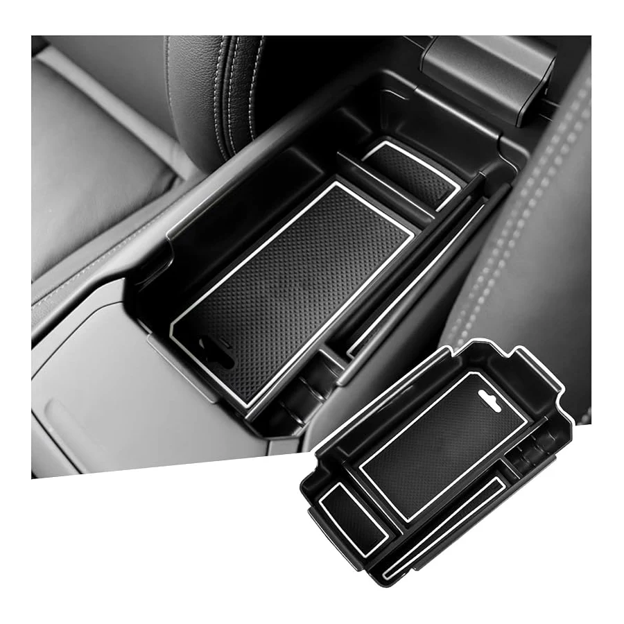 SHAOHAO Volvo XC40 Center Console Organizer 2018-2026, Tray Insert Storage Box for Armrest Compartment