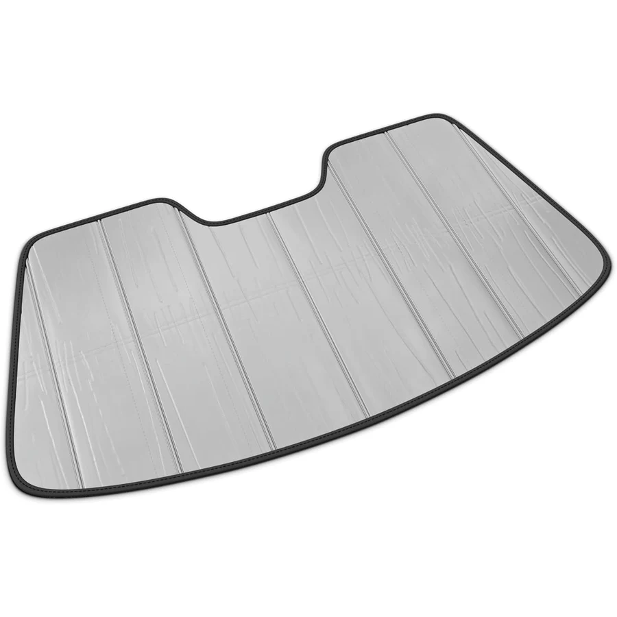 Autotech Park foldable sunshade for 2011-2018 Volvo S60, metal-reinforced, custom fit, keeps interior cool