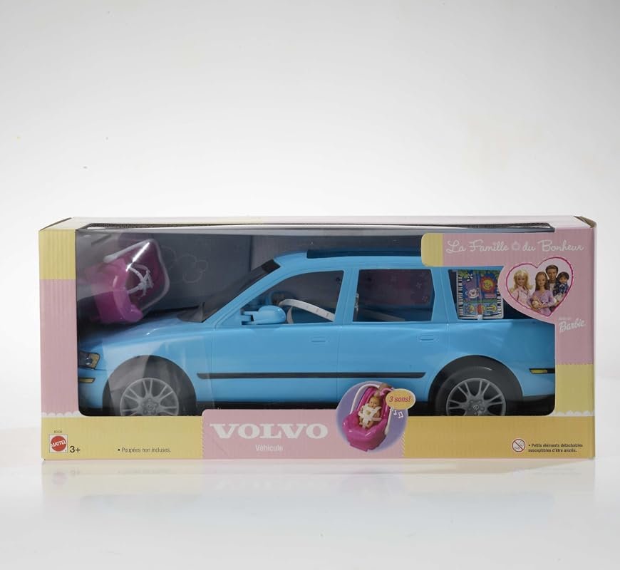Barbie Happy Family Volvo V70 Station Wagon - Classic Family Vehicle for Imaginative Play