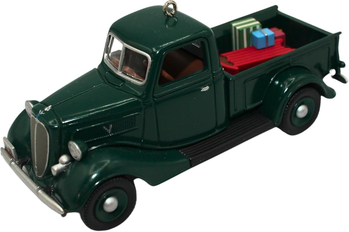 Hallmark Keepsake 1937 Ford V-8 Christmas Ornament - Classic Holiday Decor for Collectors