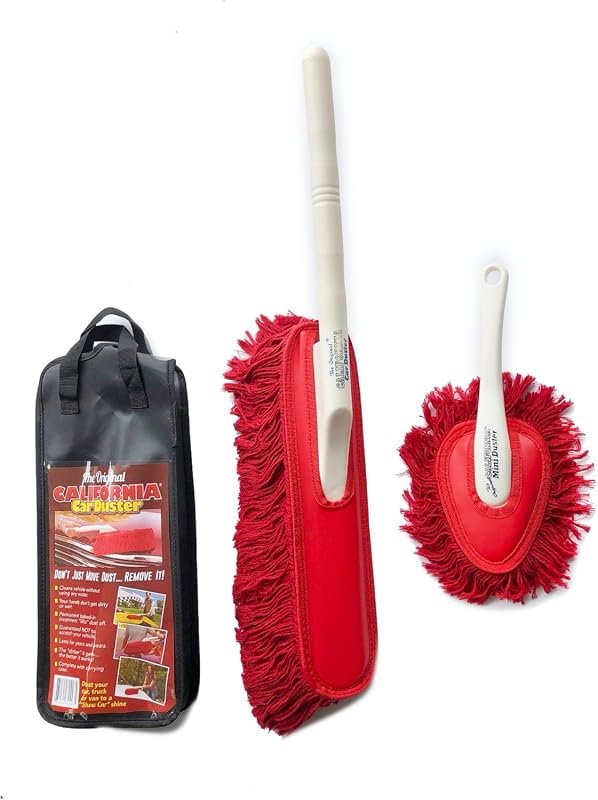 The Original California Car Duster Kit: Reliable Detailing Tool with Plastic Handle for Effortless Cleaning