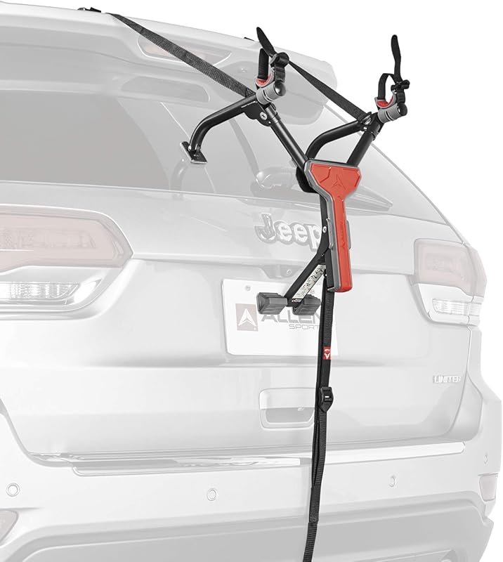 Allen Sports Ultra Compact Folding 1-Bike Trunk Rack Model MT1-B - Space-Saving and Convenient