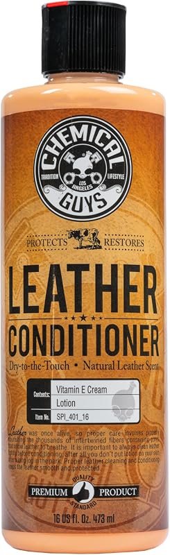 Chemical Guys Vintage Series Leather Conditioner - 16oz for Deep Conditioning Car Interiors and Leather Goods
