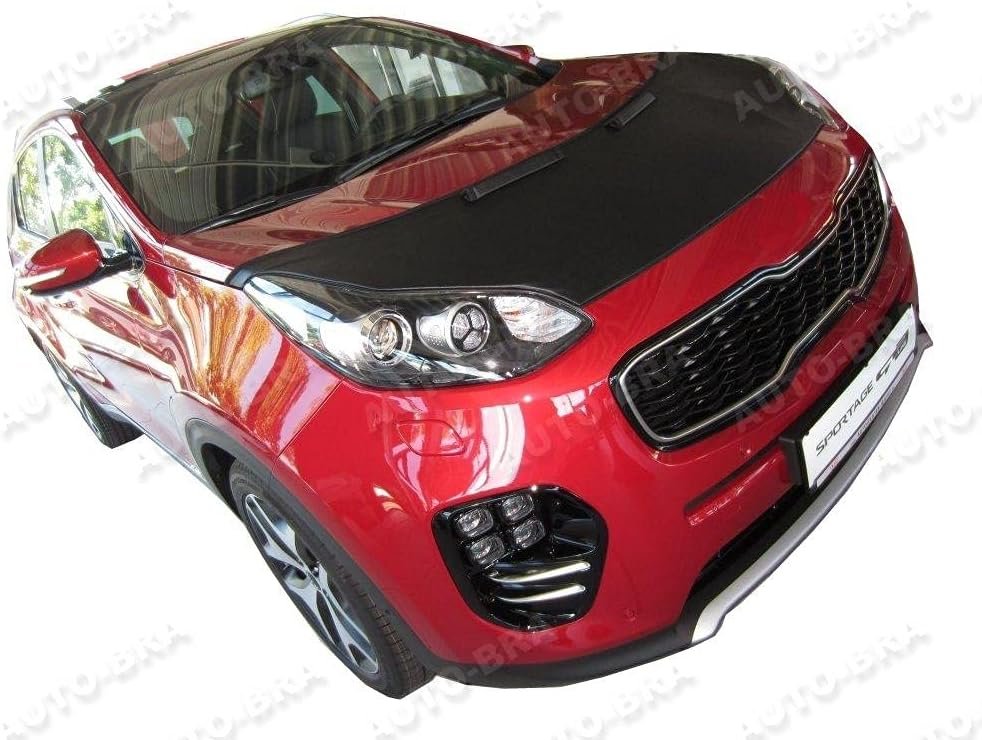 HOOD BRA Front End Nose Mask for Kia Sportage (2015-Present) - Stoneguard Protector for Enhanced Tuning