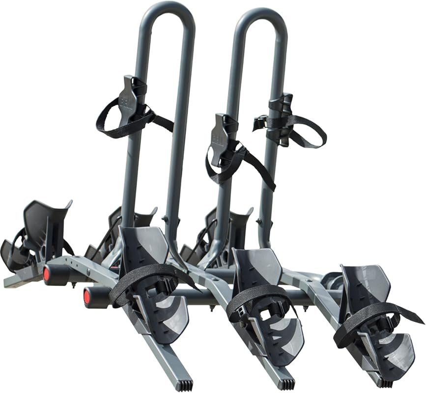 Bell Right Up 350 3-Bicycle Platform Hitch Rack - Secure and Easy to Install