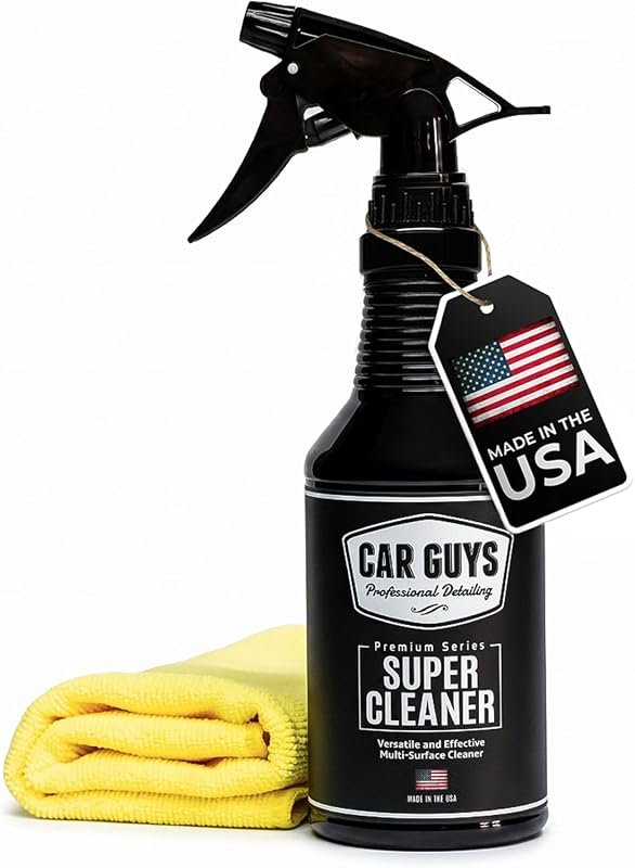 CAR GUYS Interior Car Cleaner - Powerful Stain Remover for Seats, Carpet, and Upholstery