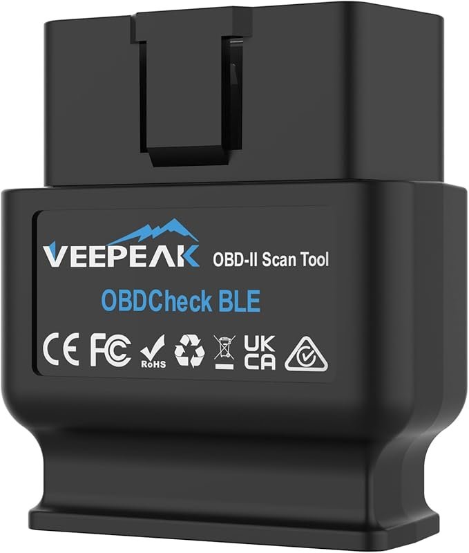 Veepeak OBDCheck BLE Bluetooth OBD2 scanner for iOS and Android, wireless check-engine code reader