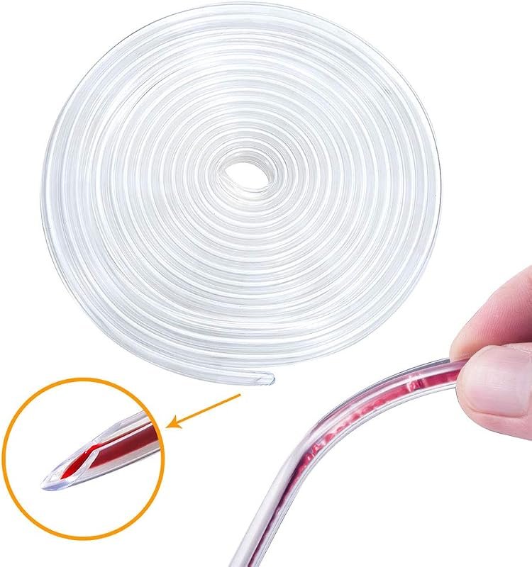 Eytool 5M Clear Rubber Door Edge Protectors, U-Shaped Trim Seal for Car Protection