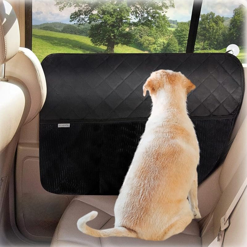 2PCS Car Door Protector for Dogs - Waterproof, Scratchproof, and Nonslip Durable Cover for Pet Vehicle Doors