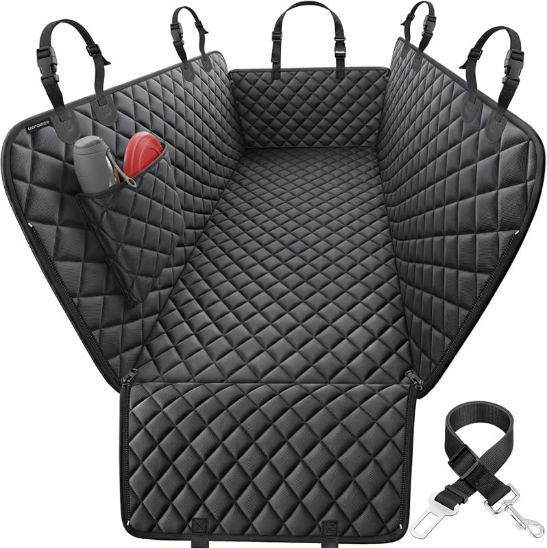URPOWER Dog Car Seat Cover, Waterproof Hammock for Back Seat, Easy Installation for Cars & SUVs