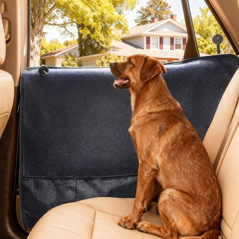 Durapower Dog Car Door Protector - 2 Pack Thick Waterproof Vehicle Covers for SUVs