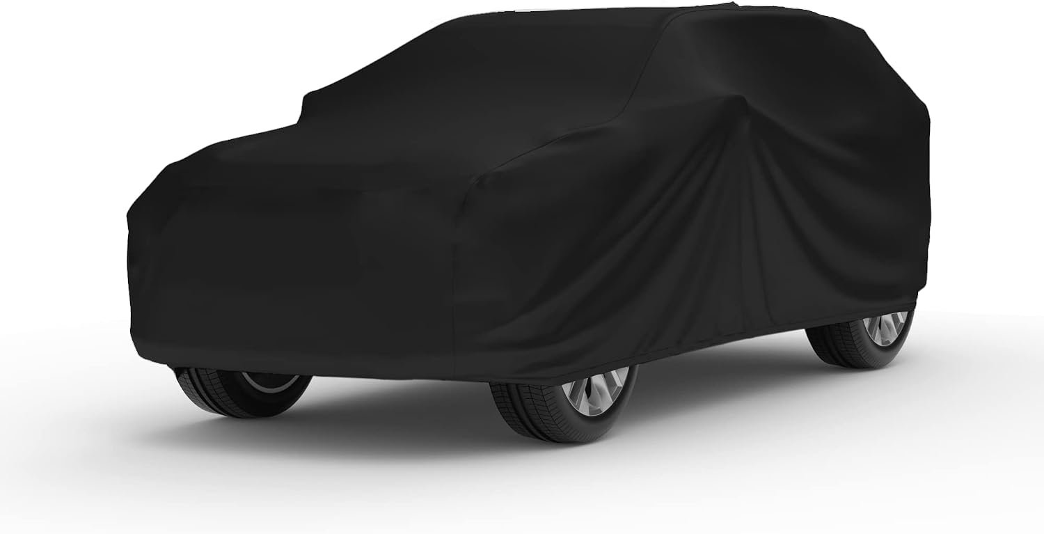 Scratch Resistant Indoor SUV Cover with Warranty for Volvo XC40 (2021-2024) – Black Satin Ultra Soft Material