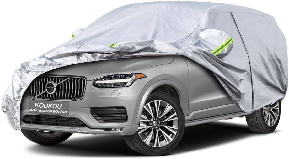 Custom Fit Waterproof Car Cover for Volvo XC90 (2002-2025) - All Weather Protection from Sun, Rain, Dust, and Snow