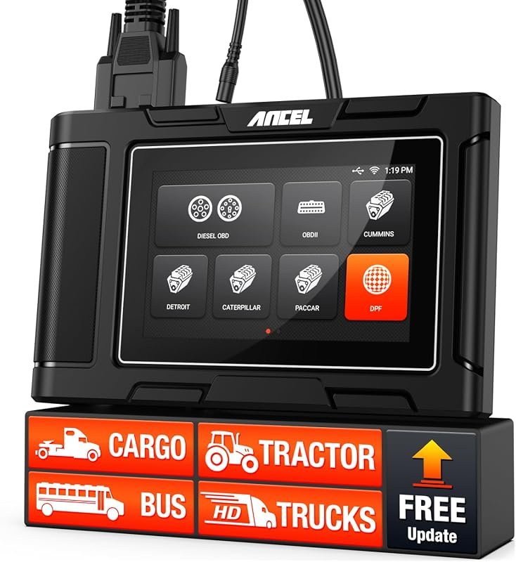 ANCEL HD3400 Pro Heavy Duty Truck Scanner with DPF Regen for Major Truck Brands