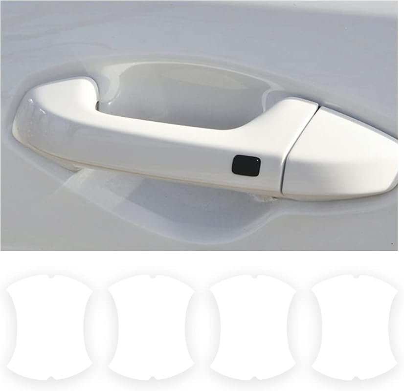 Blilo 4PCS Clear Car Door Handle Scratch Protector Films - Invisible Shield for Vehicle Paint