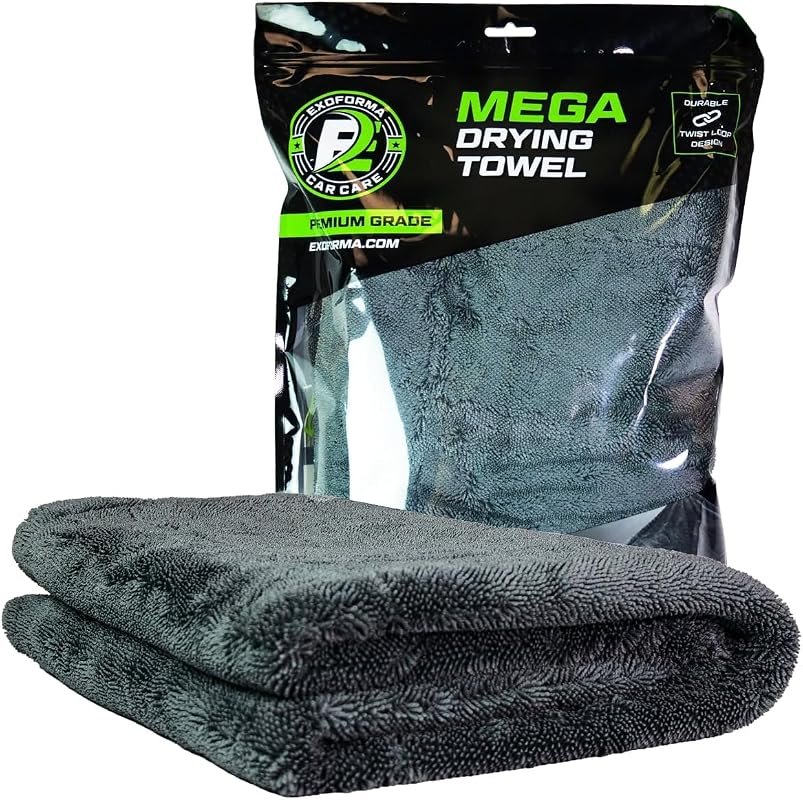 ExoForma Mega Car Drying Towel - 1200 GSM Microfiber, No Streaks or Scratches, Extra Large Size