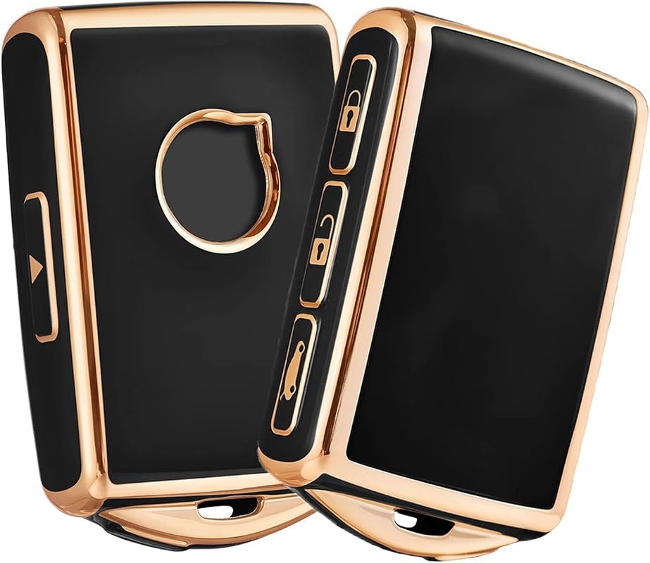 ELOHEI Soft TPU Key Fob Cover - 360 Degree Protection for Volvo Key