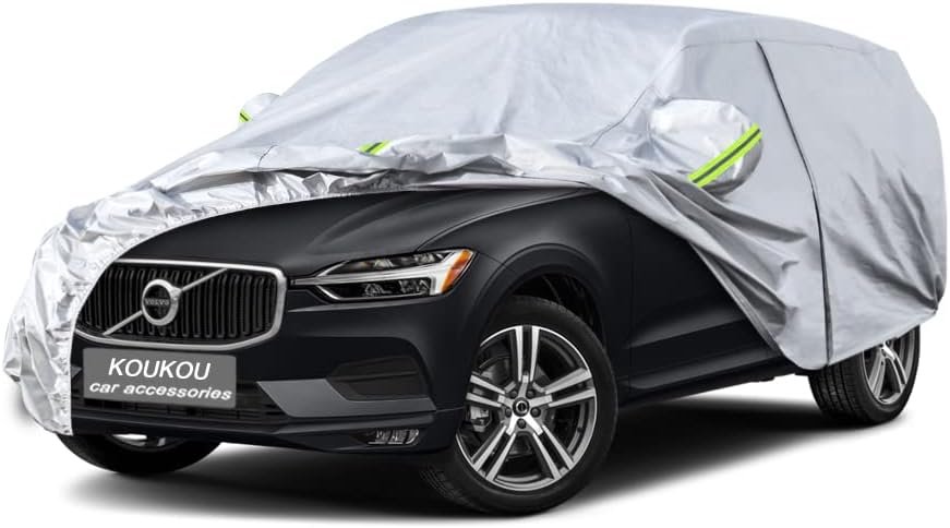 Koukou 6 Layers Custom Fit Car Cover for Volvo XC60 (2008-2025) - All Weather Sun Rain Dust Protection