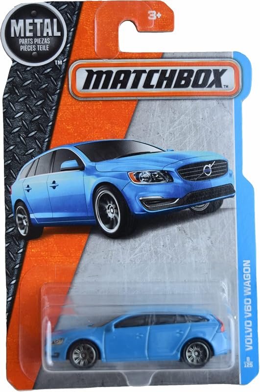 Matchbox Volvo V60 Wagon - Realistic Design for Young Car Enthusiasts and Collectors