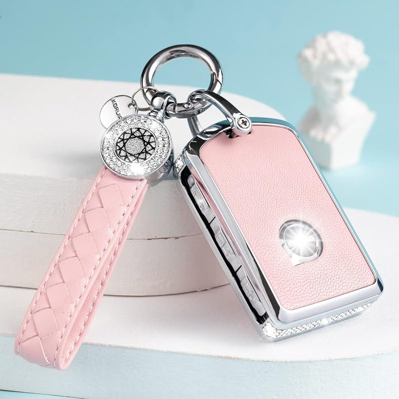 Stylish Key Fob Cover Compatible with Volvo Models for Enhanced Protection