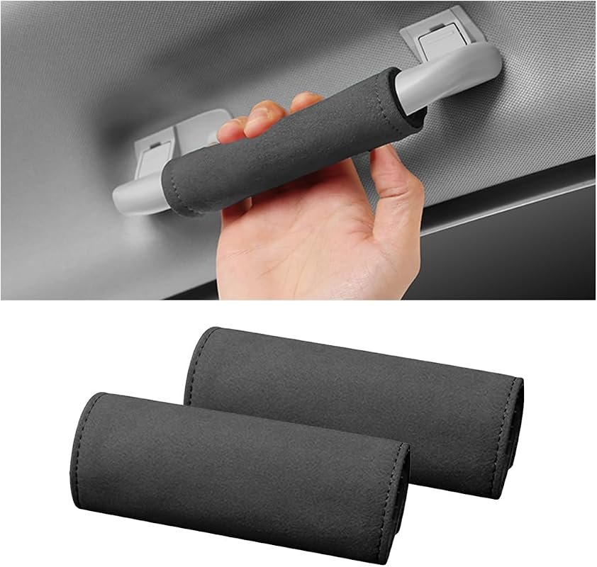 BESULEN 2PCS Durable Car Inside Door Handle Protector, Soft Anti-Scratch Covers for Front & Rear