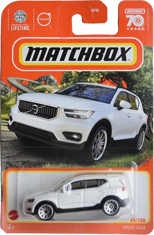 Matchbox Volvo XC40 - Stylish White 85/100 Die-Cast Toy Car for Collectors