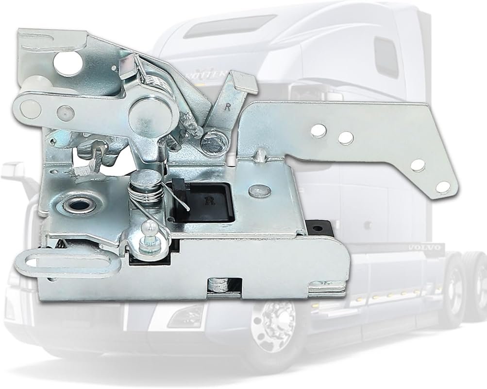 Passenger Side Door Lock Latch Assembly for Volvo Trucks, Ensures Secure Closure and Operation