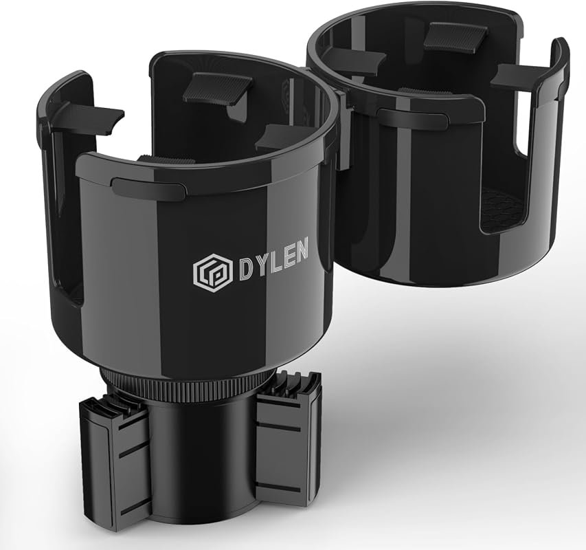DYLEN Car Cup Holder Expander, 2-in-1 Adapter for All Vehicle Types