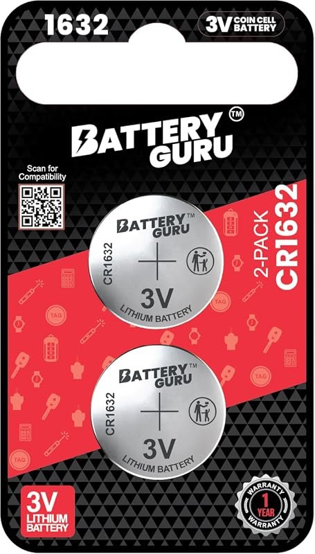 Efficient Car Key Battery for Toyota Camry (2007-2011) – Smart Key CR1632 3V Pack of 2