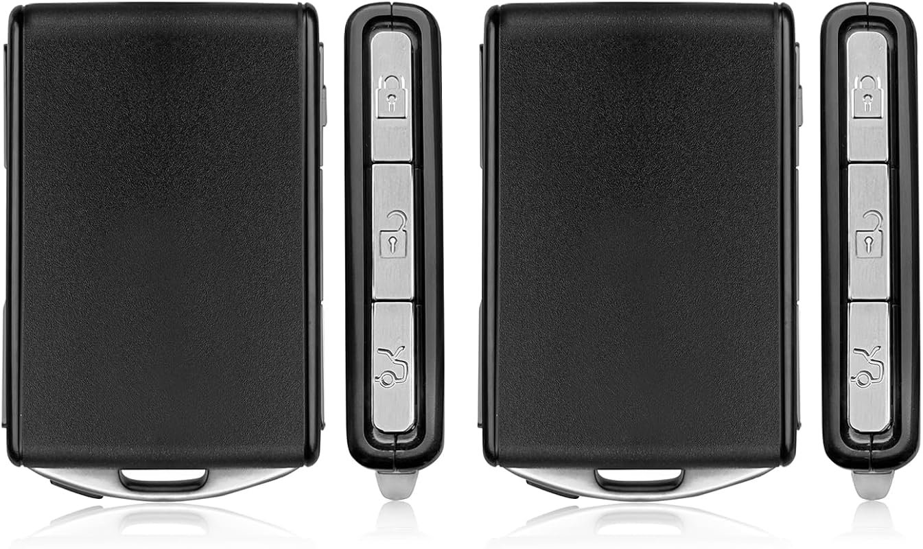 2 Keylessbest Key Fob Remote Control for 2019-2022 Volvo Models, 4 Buttons, 433MHz