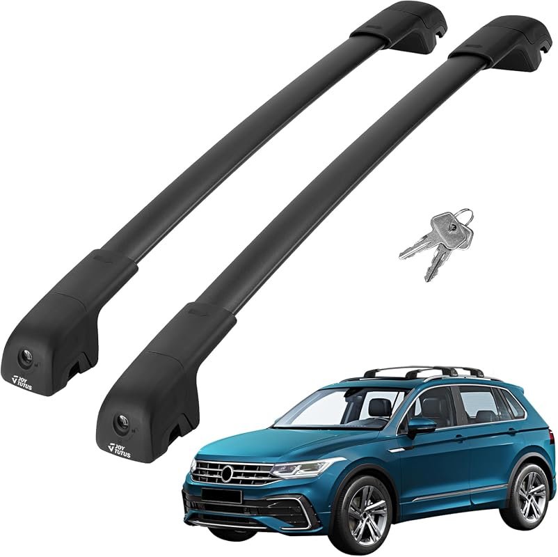 JOYTUTUS Roof Rack for Volkswagen VW Tiguan and Taos - Perfect Fit for 2018+ Models