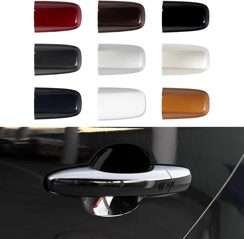 Exterior Door Handle Lock Cover for Volvo XC60, S60, V60, and V40 (Left Side, White)