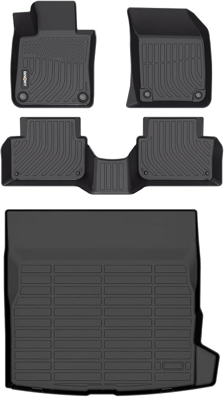 All-Weather TPE Rubber Floor Mats & Cargo Liner for 2019-2025 Volvo S60