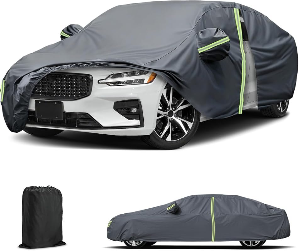 Full Exterior Waterproof Car Cover for 2011-2025 Volvo S60, All Weather Protection