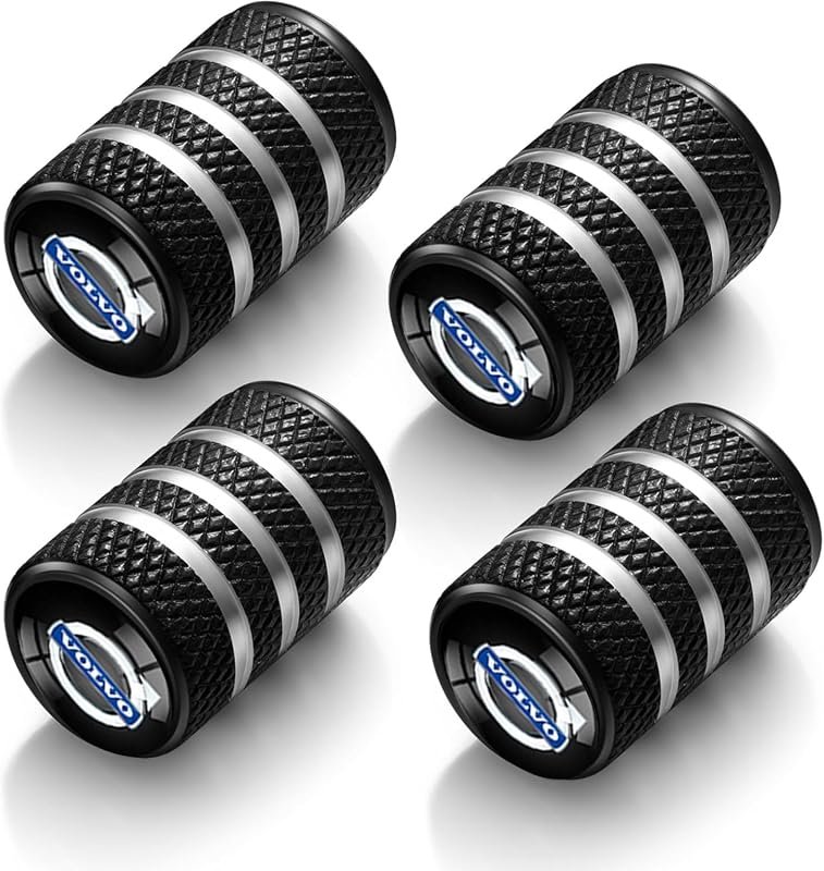 Durable Corrosion-Resistant Tire Valve Stem Caps for All Volvo Models