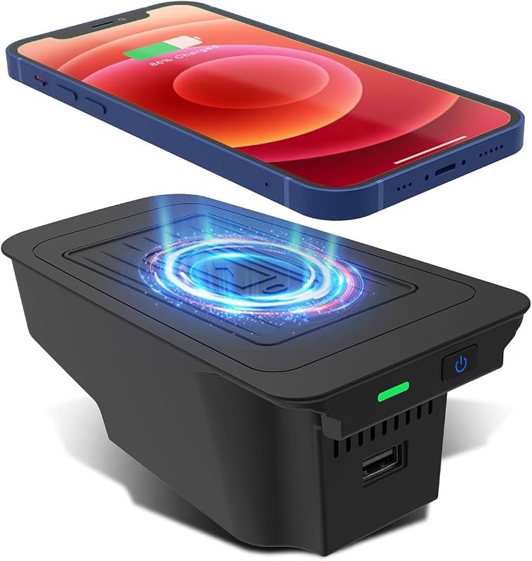 Wireless Car Charger for Volvo XC90 (2016-2025) & S90 (2017-2025) - Fast Charging