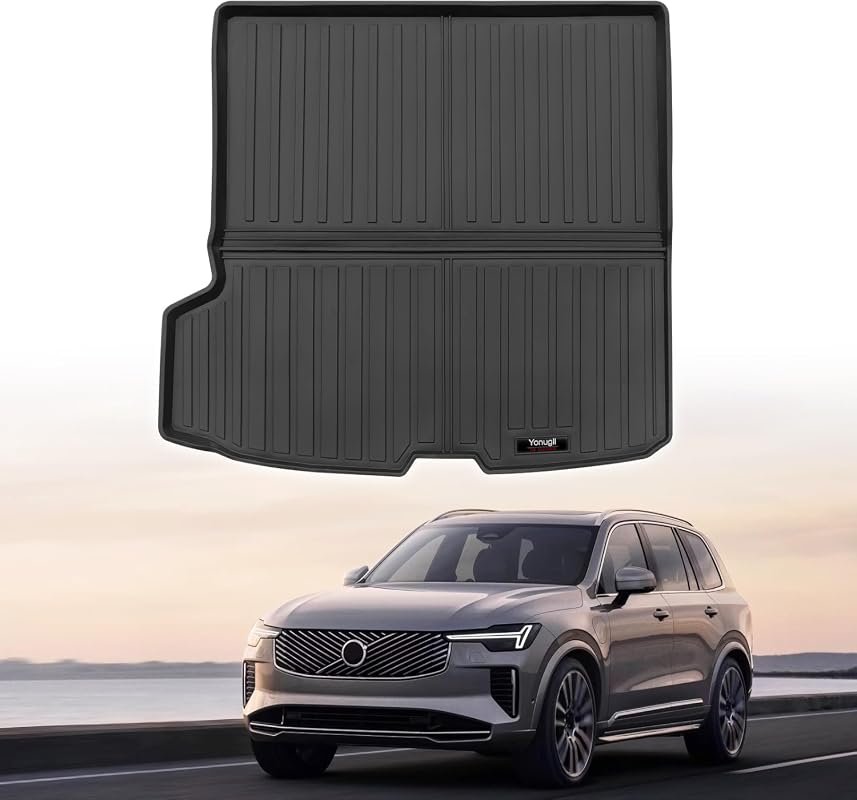 Custom Cargo Mats for 2016-2026 Volvo XC90 - All Weather TPE Trunk Liner