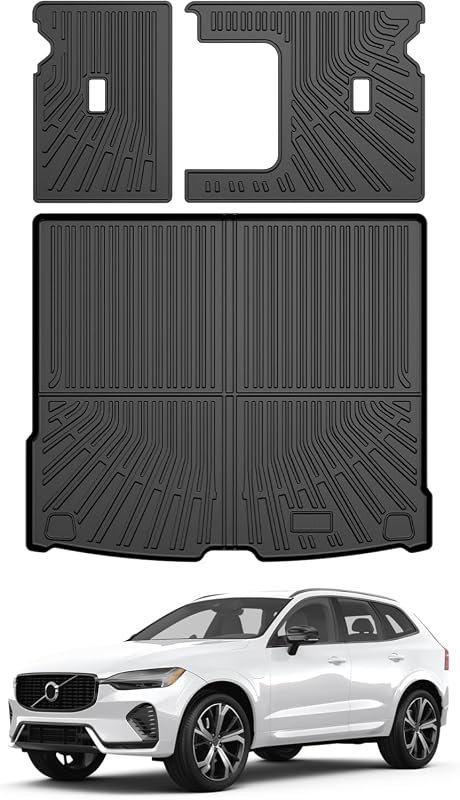 Mixsuper All Weather Cargo Liner for Volvo XC60 2018-2025 - TPE Back Seat Protector