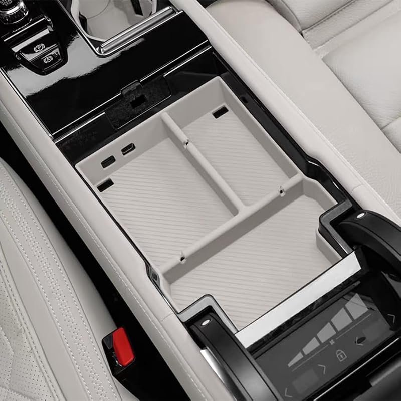 Volvo Accessories Armrest Tray Organizer for 2026 XC90 - Practical Storage Box for Center Console