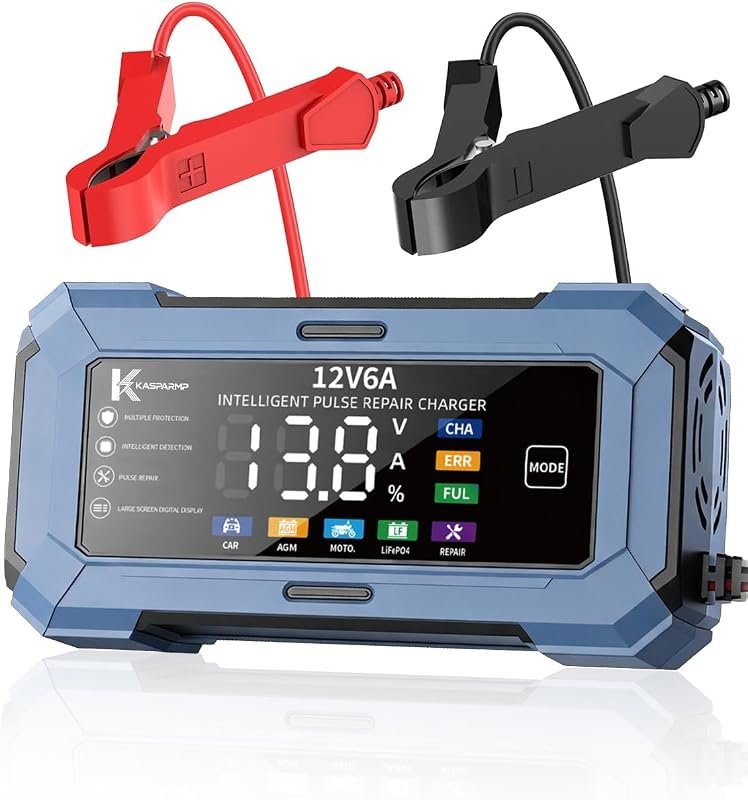 Automatic Trickle Car Battery Charger - Reliable Battery Maintainer for Optimal Performance